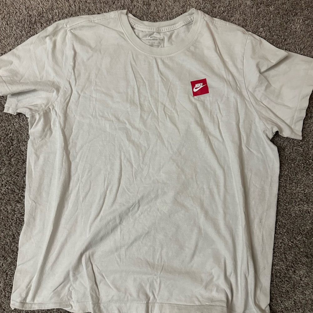 Nike White Men's T-Shirt